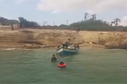 PNB recuperan embarcación robada en la Península de Araya +VIDEO