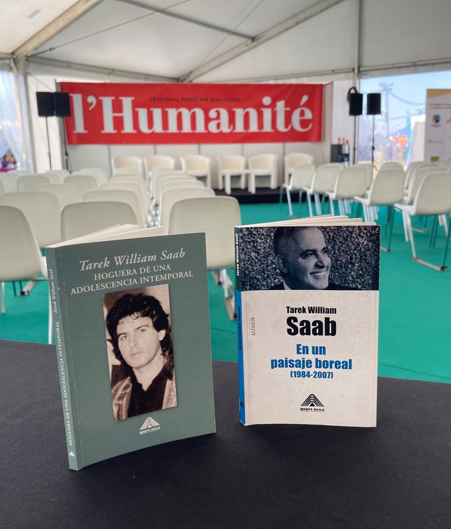 Los libros de Tarek William Saab participan en “La Fiesta de la Humanidad” de Francia