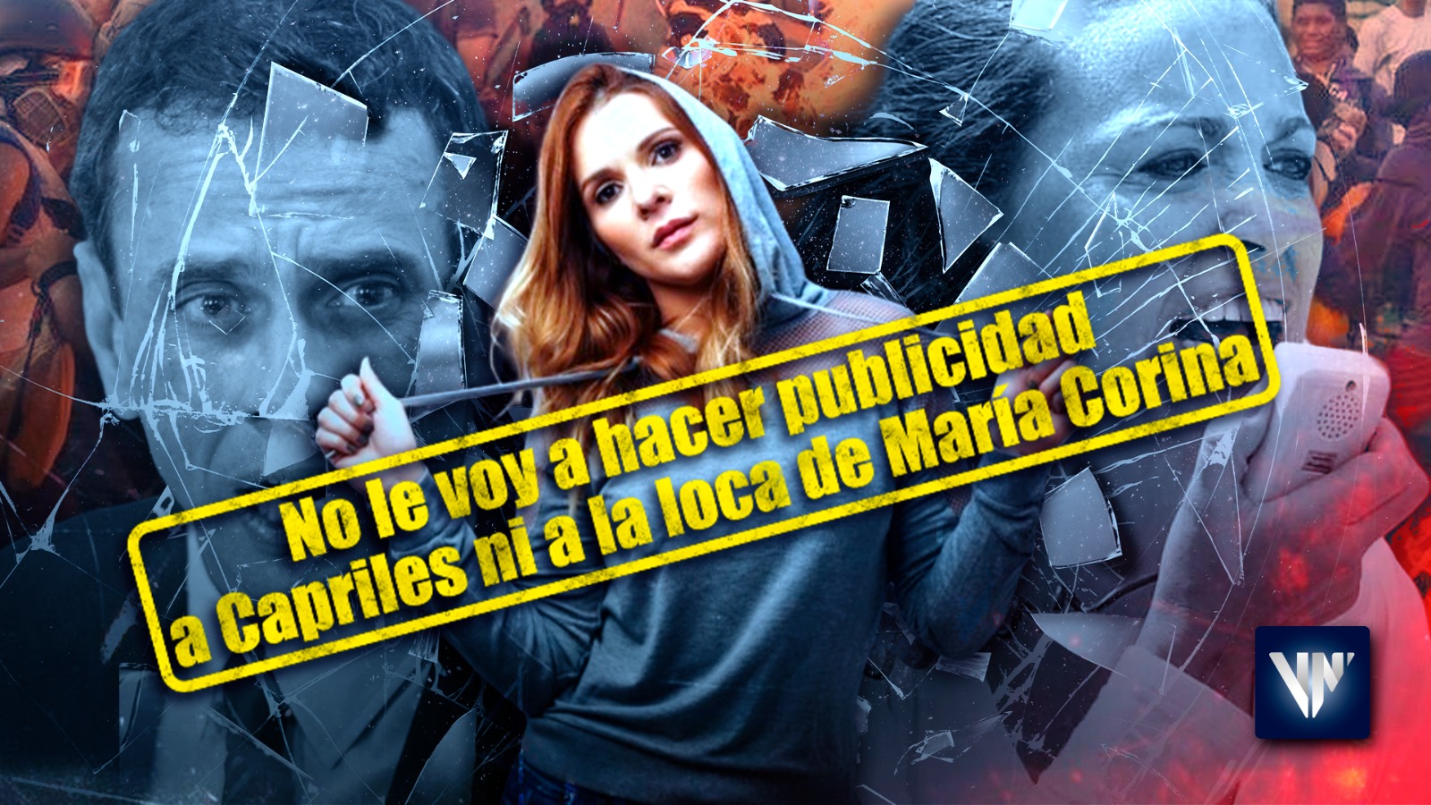 “No voy a hacer publicidad ni a Capriles ni a la loca de María Corina” (+Video)