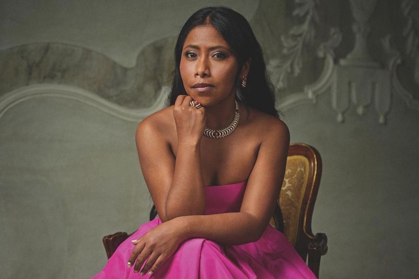 Yalitza Aparicio brilló al desfilar para una marca reconocida