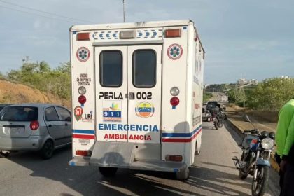 Margarita: Motorizado fallece en accidente de tránsito en Maneiro