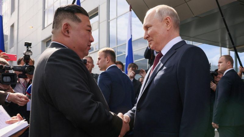 Kim y Putin se encontraron en Rusia