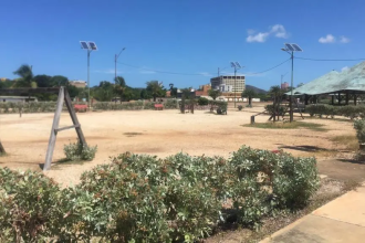 Mal estado de estructura en parque Bicentenario de Juangriego preocupa a visitantes