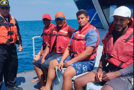 Cuatro pescadores desaparecidos en Aragua son rescatados en Puerto Cabello