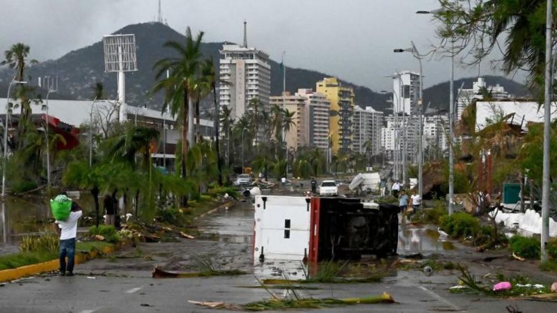 El impacto desolador del huracán Otis de categoría 5 en Acapulco, México