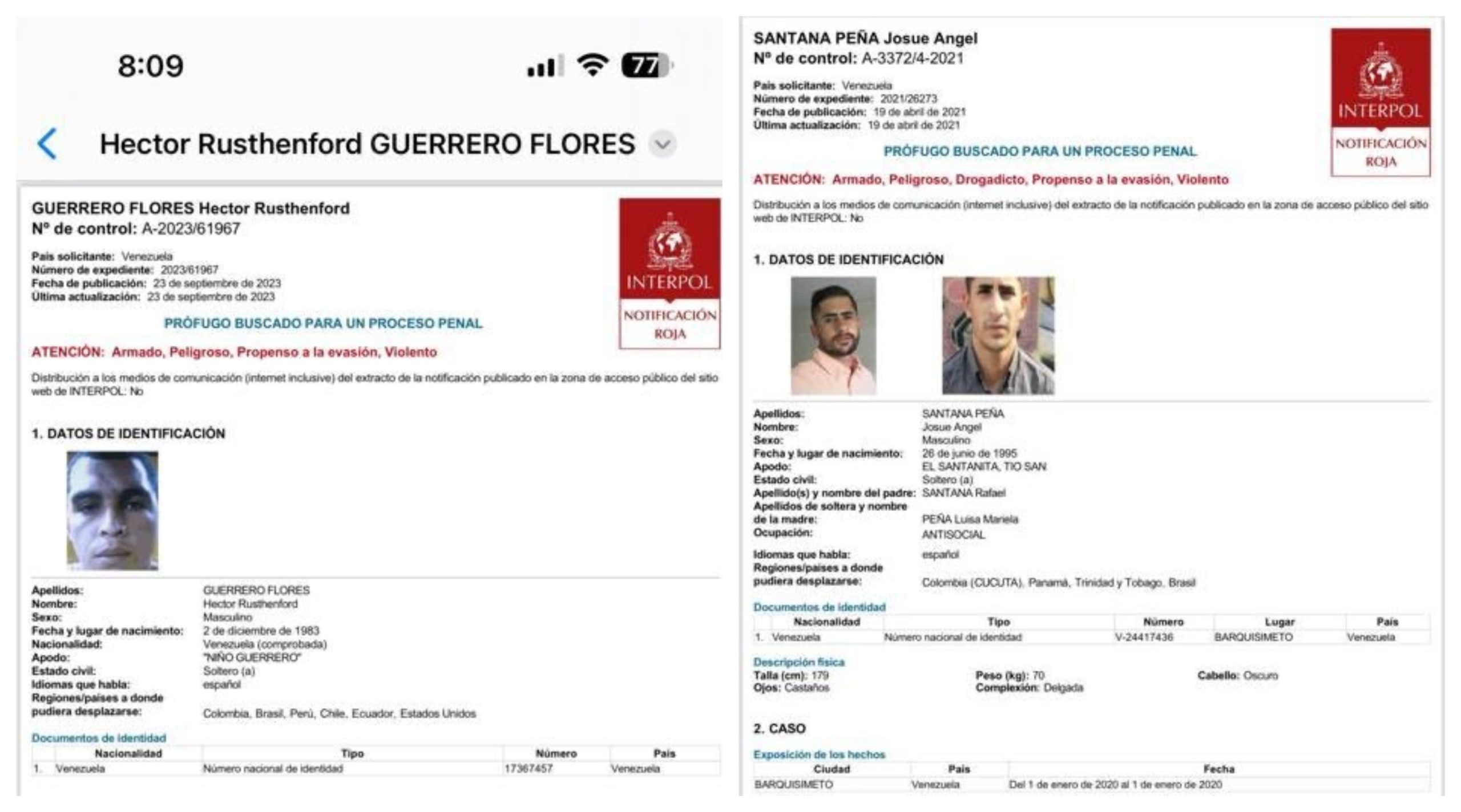 Alerta de Interpol para niño guerrero sospechoso de desplazarse a Estados Unidos