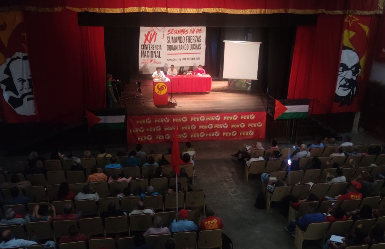 El Partido Comunista de Venezuela organiza una conferencia para establecer estrategias de cara a las elecciones presidenciales de 2024.