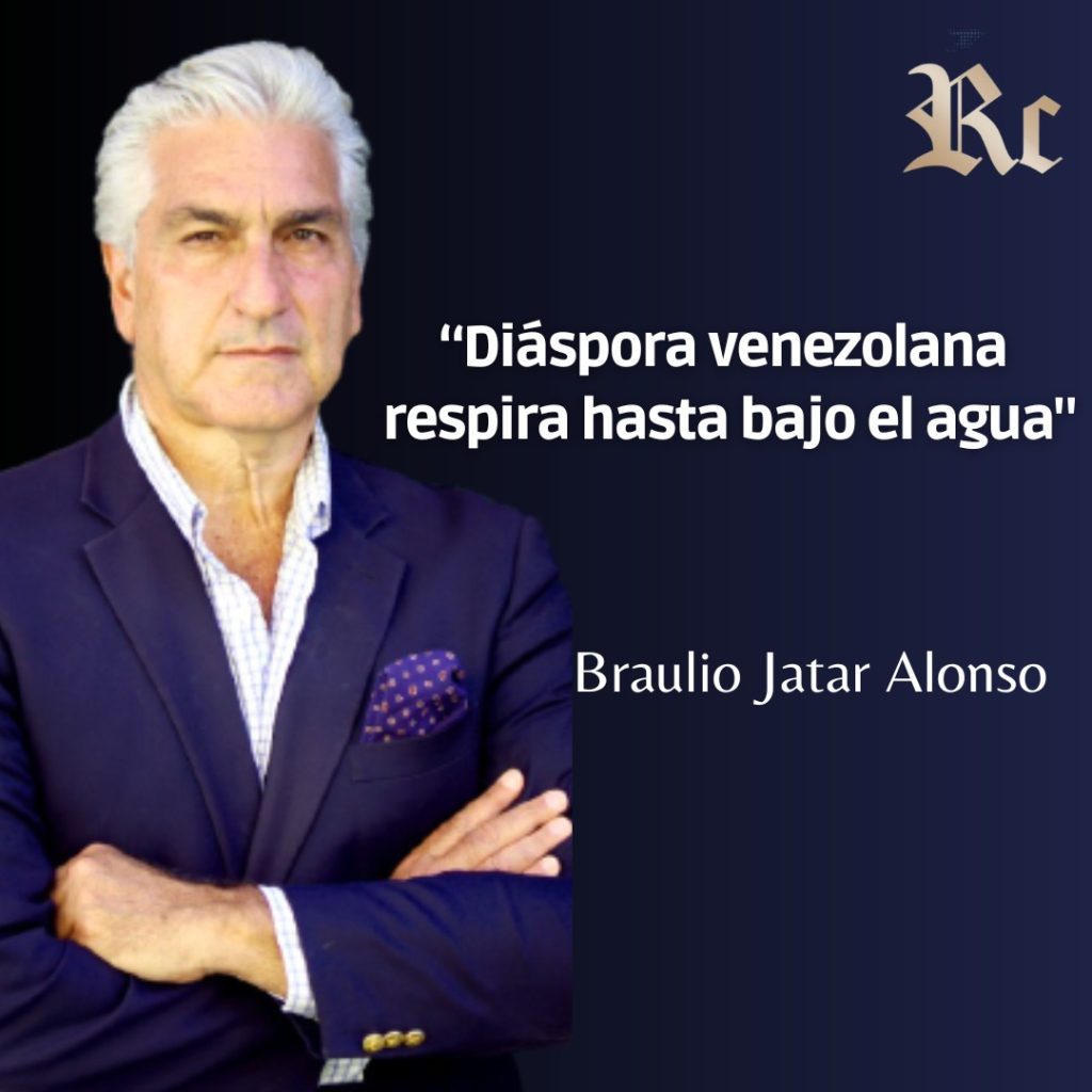 "Diáspora venezolana respira hasta bajo el agua" Por Braulio Jatar