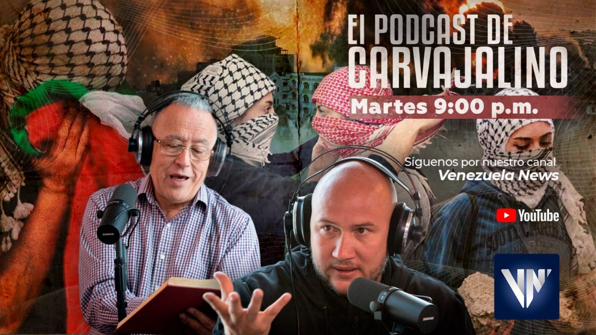 Jesús, el palestino: Numa Molina en el Podcast de Carvajalino