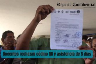 Docentes rechazan código QR y asistencia de 5 días