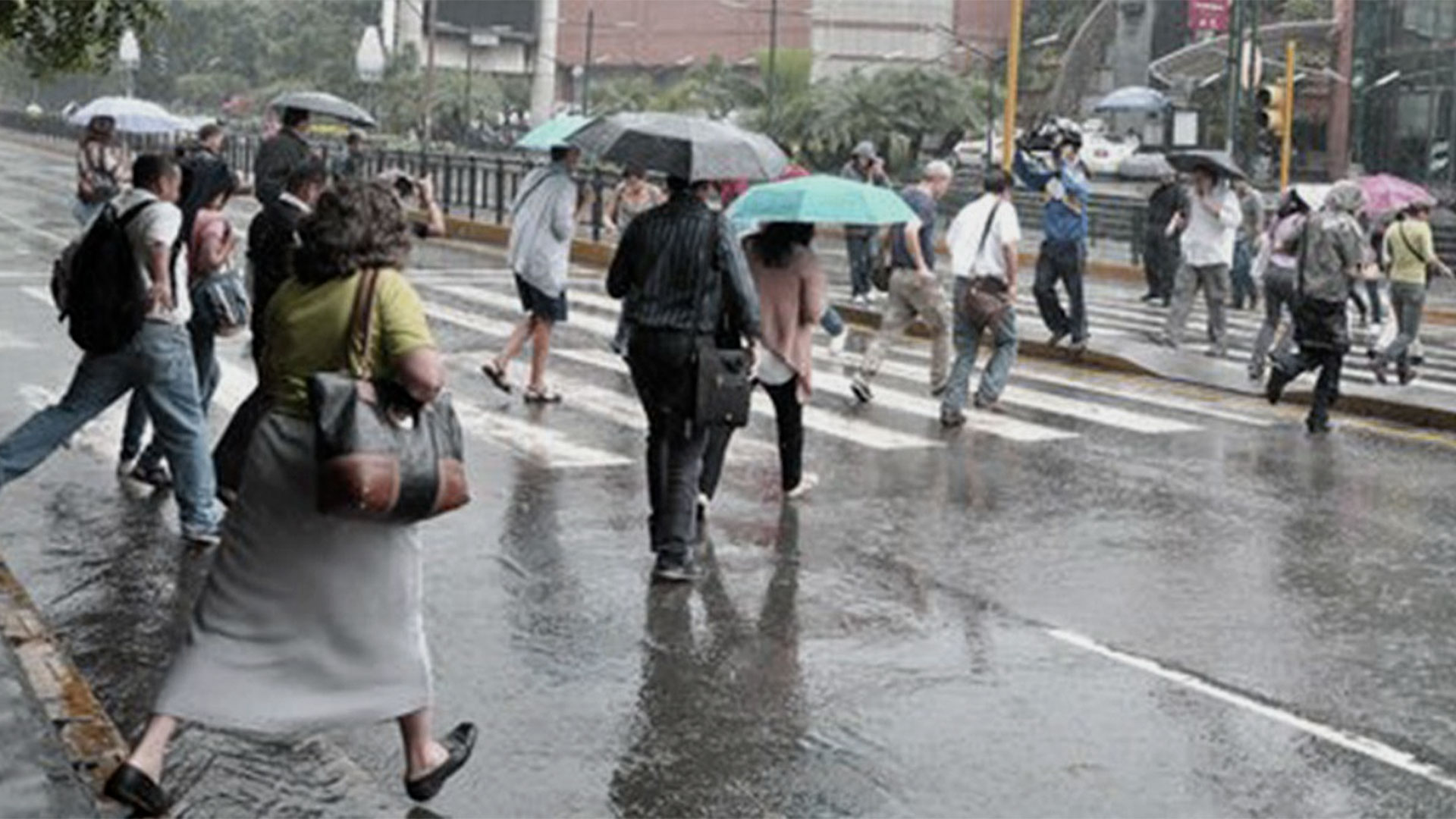 Precipitaciones de intensidad variable abarcan gran parte del territorio nacional