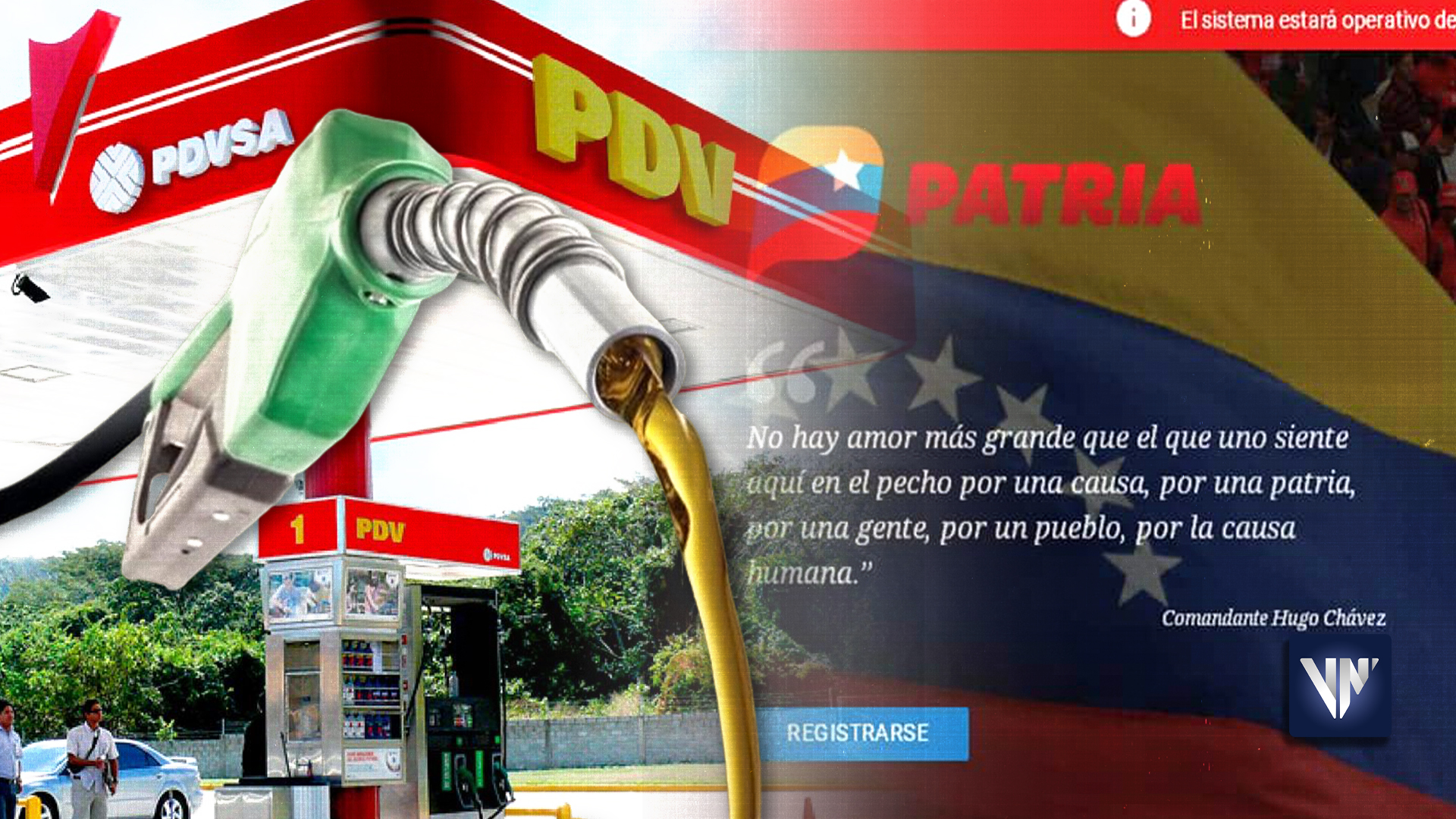 Instrucciones para obtener gasolina subsidiada a través del sistema Patria