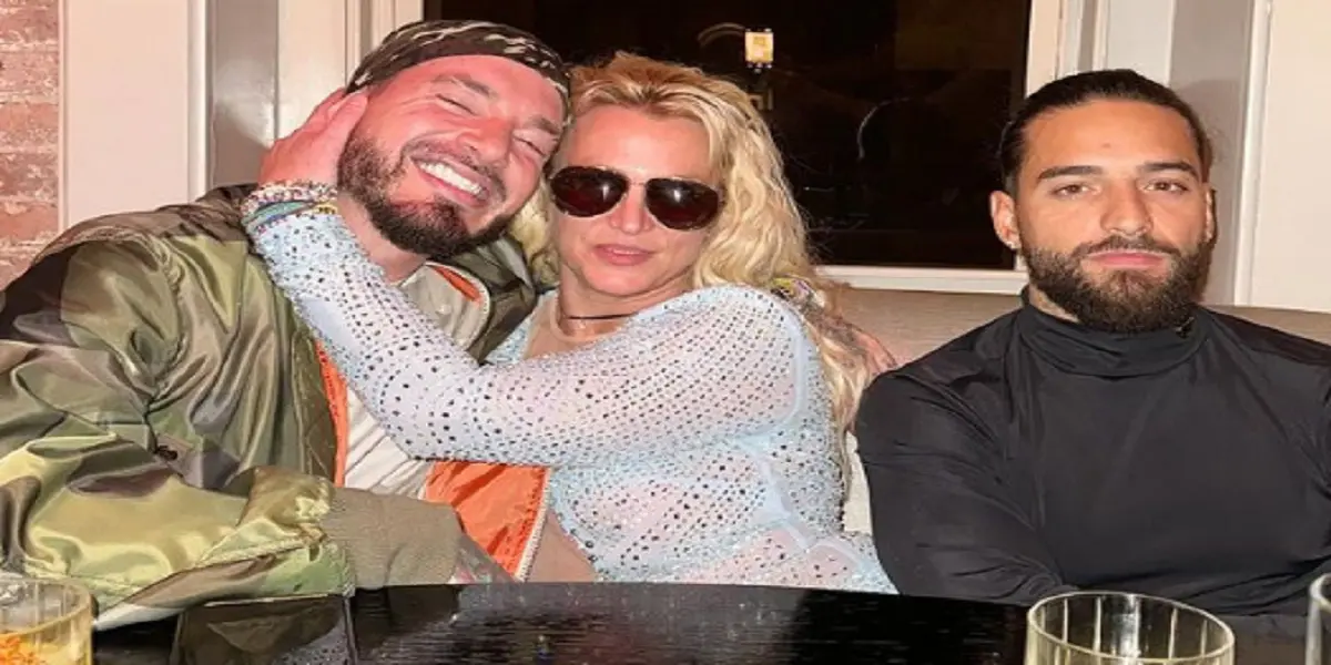 La foto de J Balvin, Britney Spears y Maluma causa sensación en las redes sociales