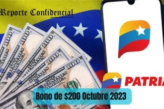 Última Hora ¡Cobra HOY #15Oct 2023 Bono de $200 por Patria!