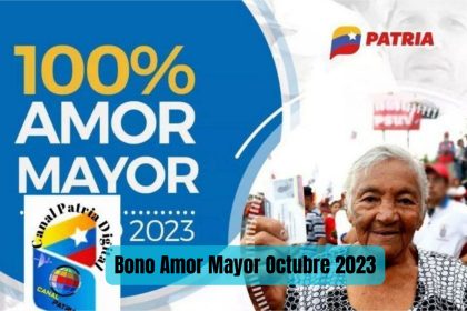 Últimas noticias pago Bono Amor Mayor #06Oct 2023 CON AUMENTO