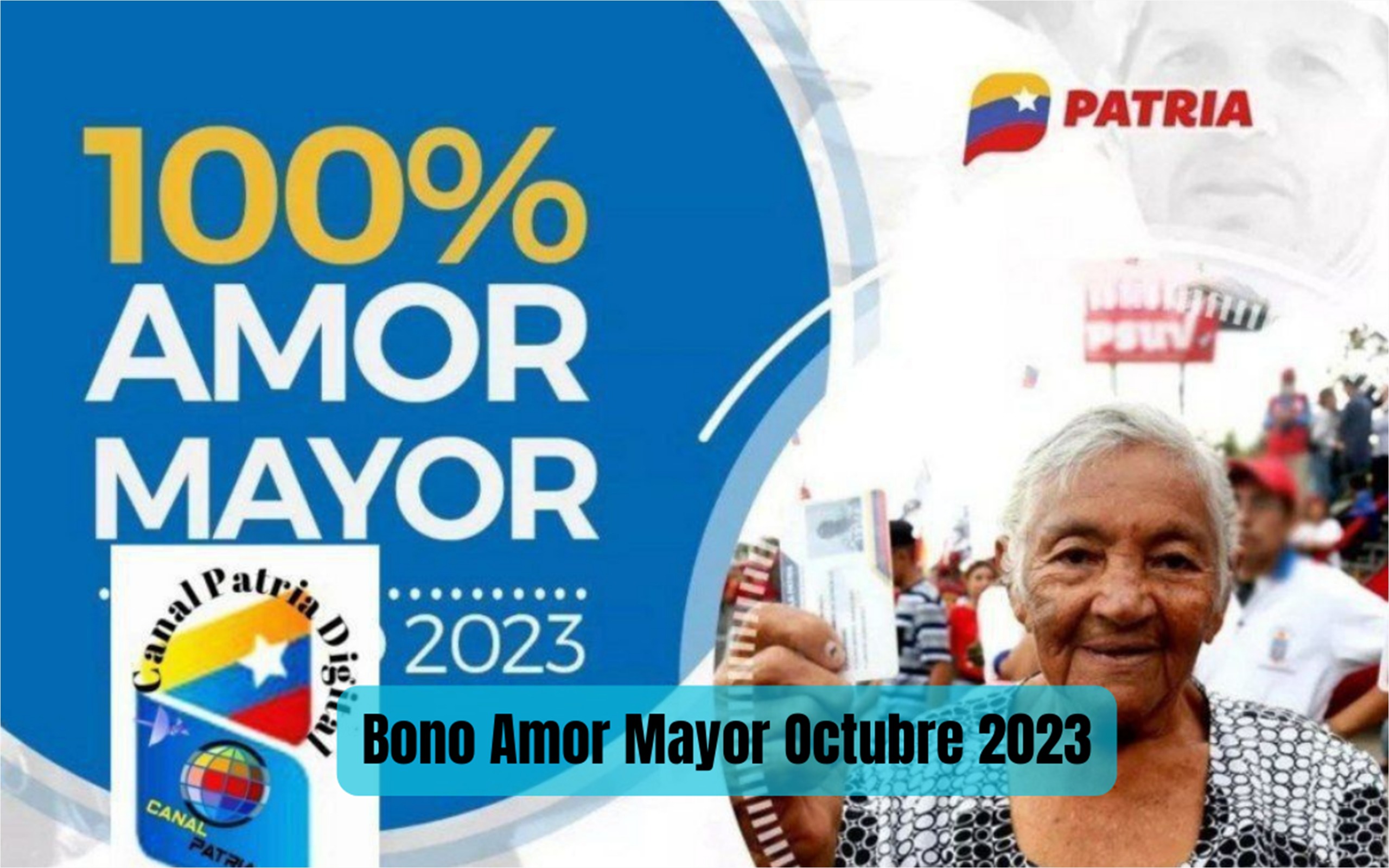 Últimas noticias pago Bono Amor Mayor #06Oct 2023 CON AUMENTO