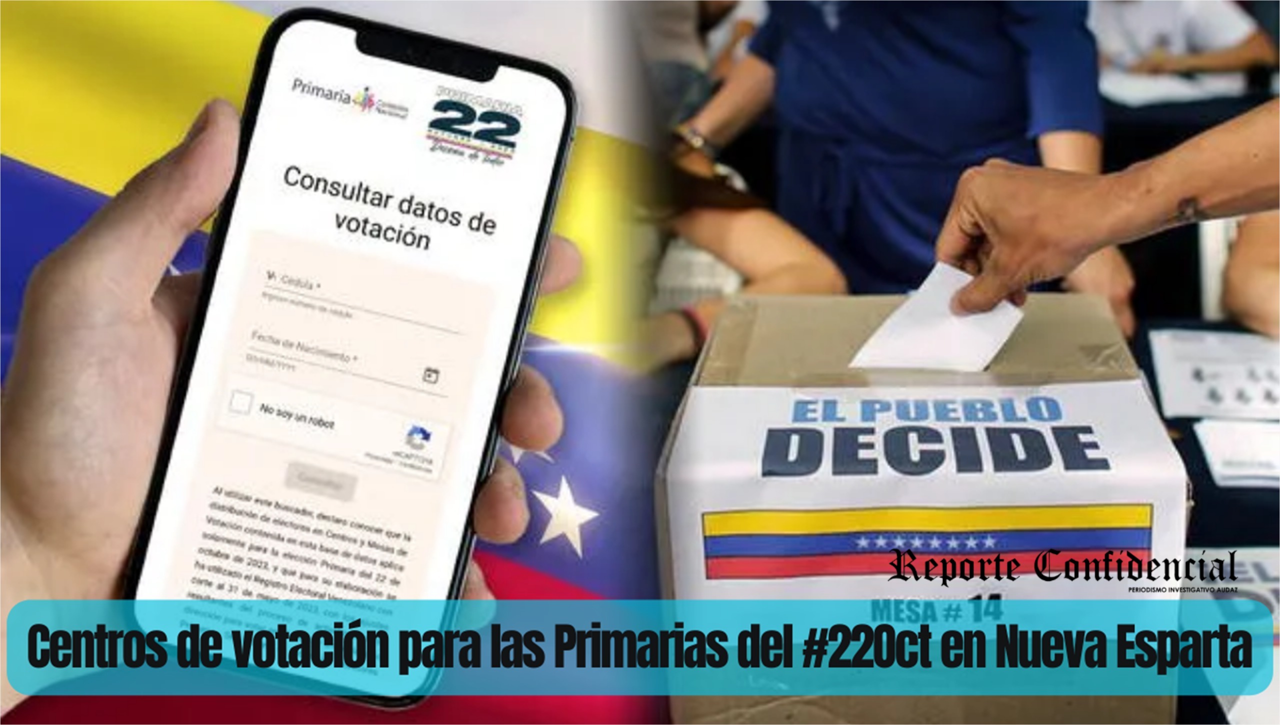 ¡Conoce los centros de votación para las Primarias del #22Oct en Nueva Esparta, AQUÍ! LINK