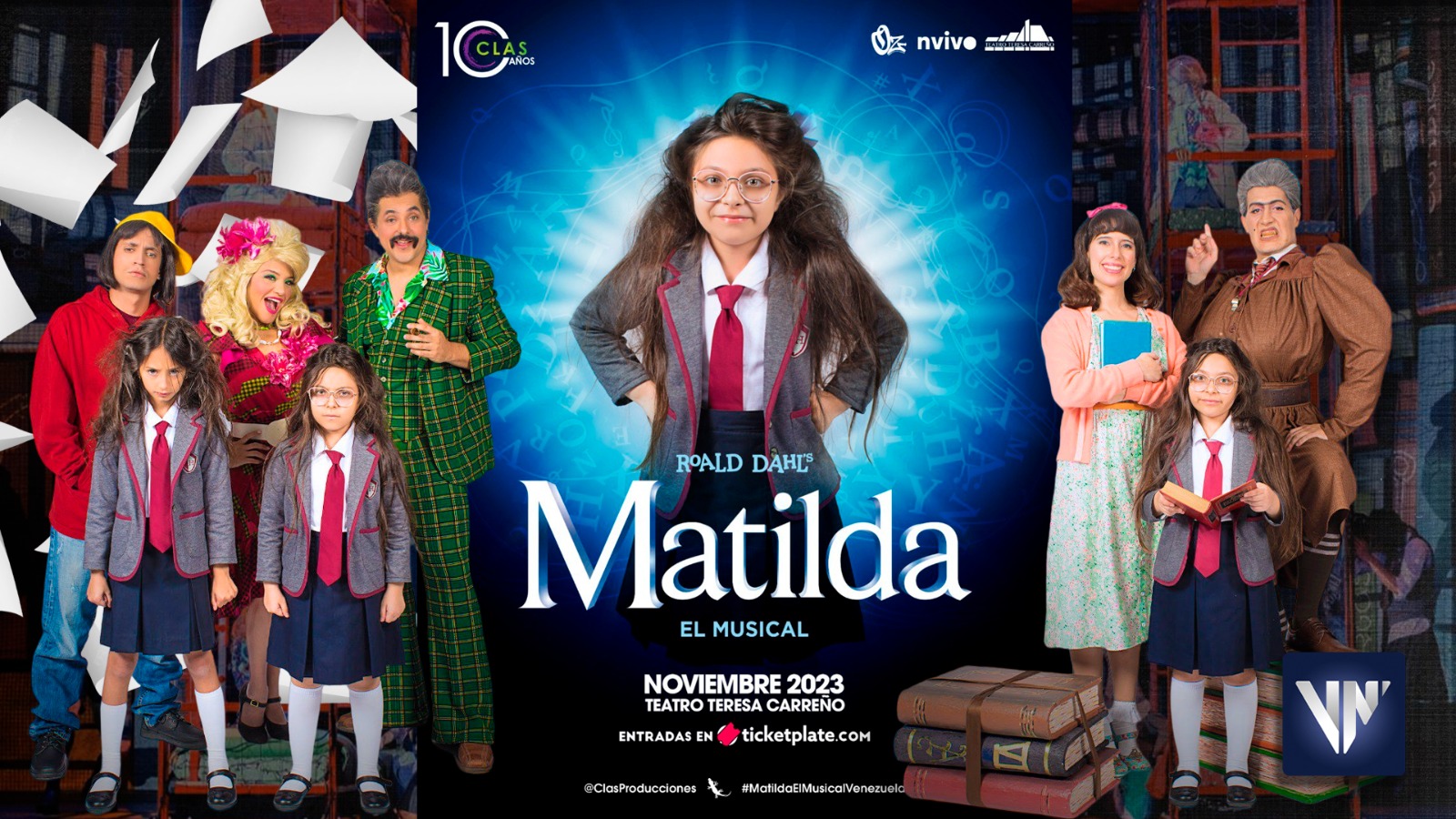 Comienza la preparación de “Matilda, El Musical” en el prestigioso Teatro Teresa Carreño