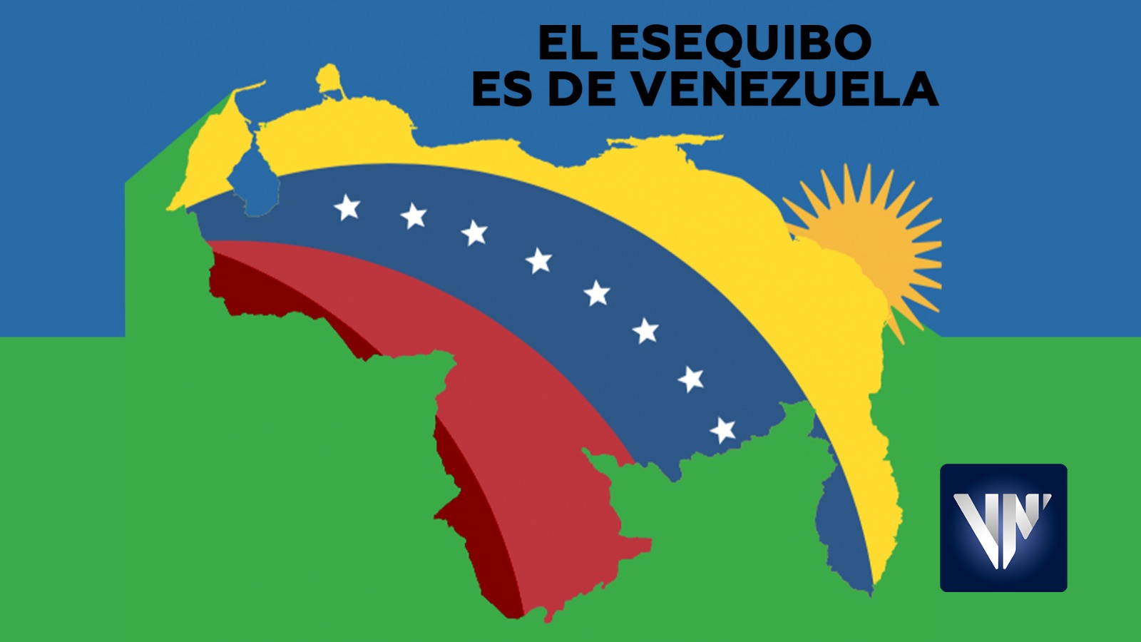 El volante del referéndum sobre el Esequibo: ¡Cinco veces sí!