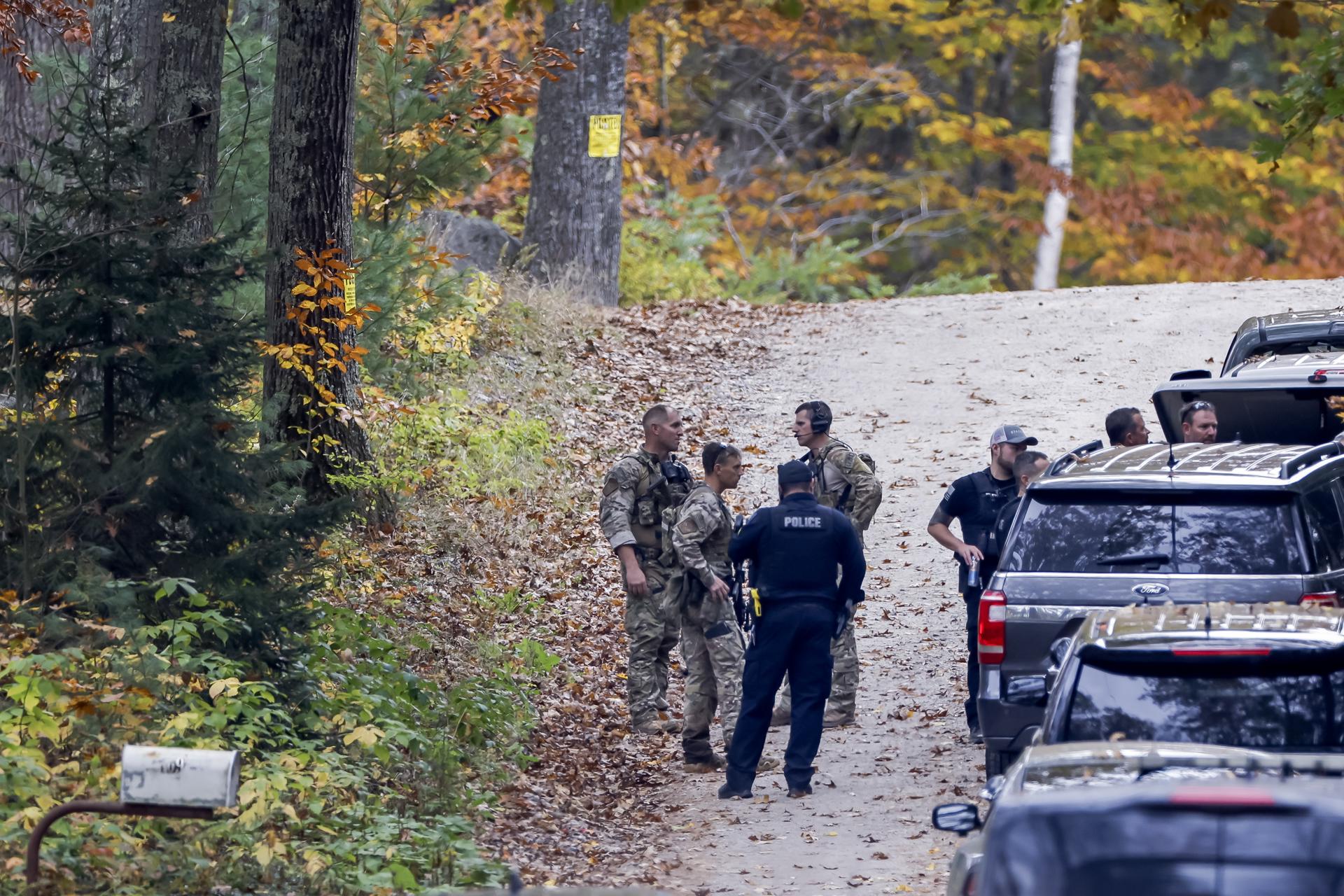 Encuentran muerto al sospechoso del tiroteo en Maine, Estados Unidos