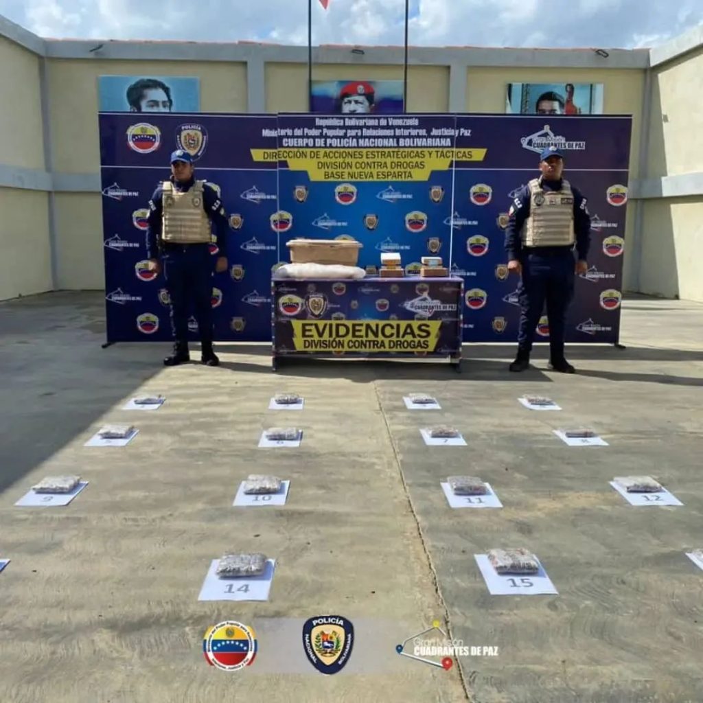 CPNB incauta 16 panelas de droga en Nueva Esparta