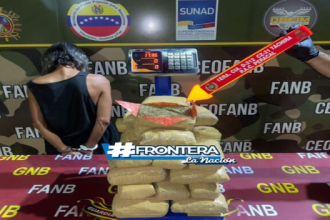 Detenido sujeto con 17kg de marihuana en Táchira