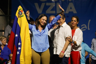 La líder de Vente Venezuela, María Corina Machado, agradeció a los Estados Unidos su acompañamiento.