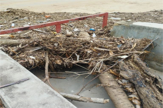 Vecinos en Antolín solicitan limpieza de canal de agua de lluvias y alcantarillas