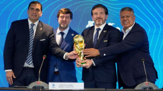 La Copa del Mundo unirá tres continentes y seis países en 2030