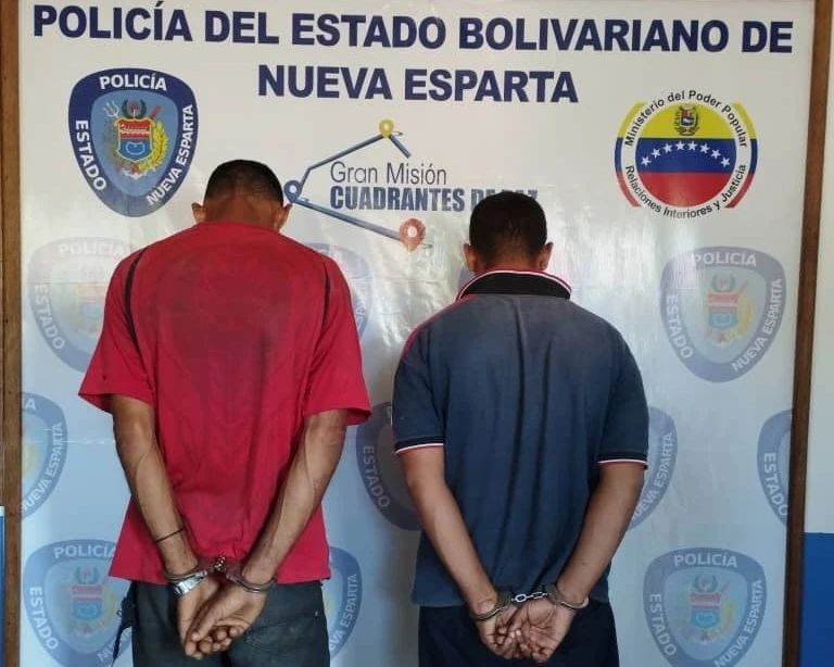 Detenidos dos sujetos por tráfico de material estratégico en Nueva Esparta