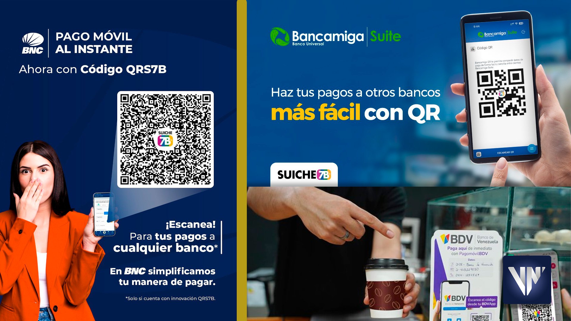 Procedimiento para efectuar el pago utilizando el código QR en el banco