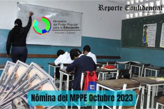 ¡Cobra HOY #13Oct 2023 la nómina del MPPE!