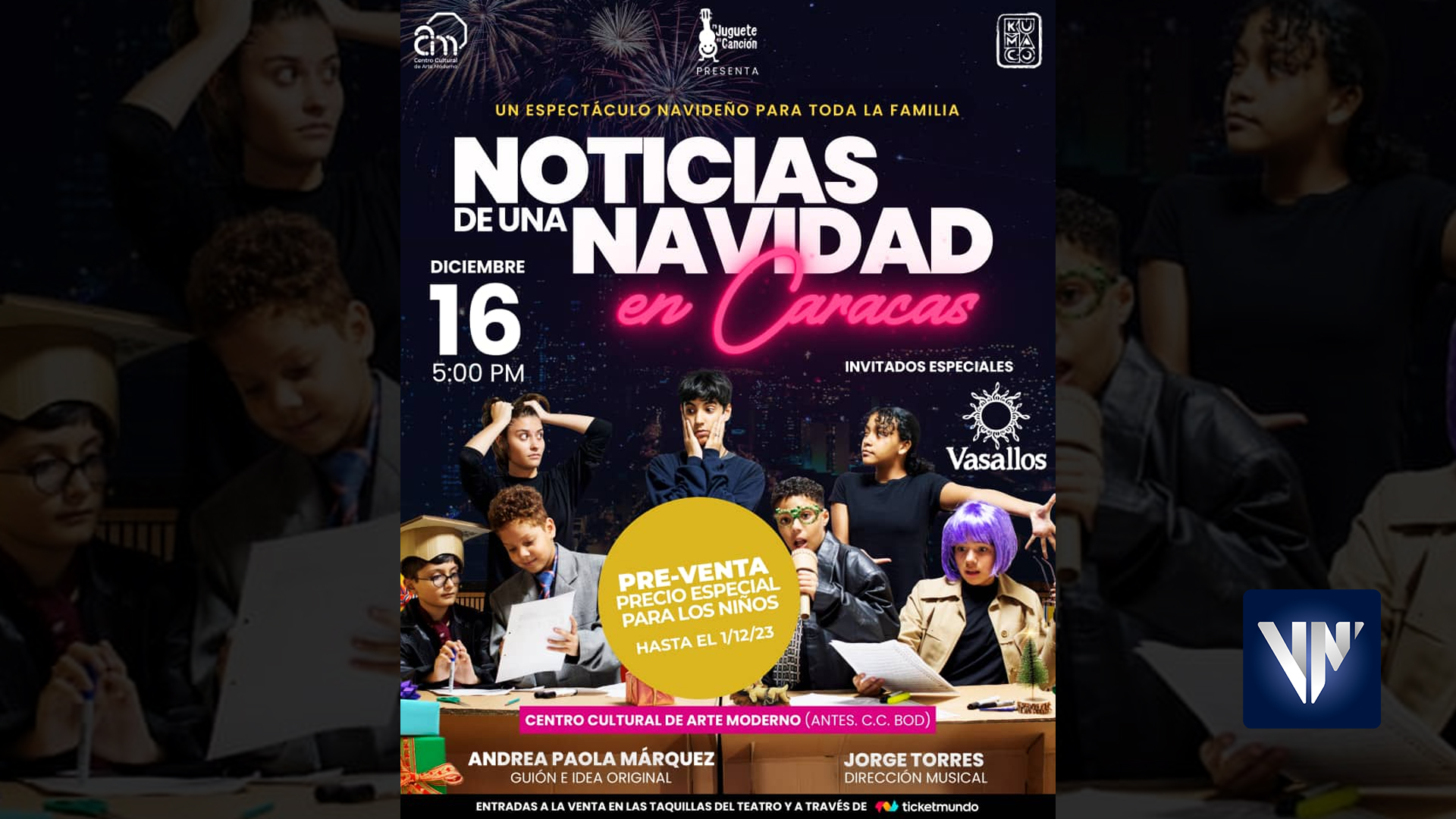 Mi Juguete es Canción presenta: ‘Noticias de una Navidad en Caracas’