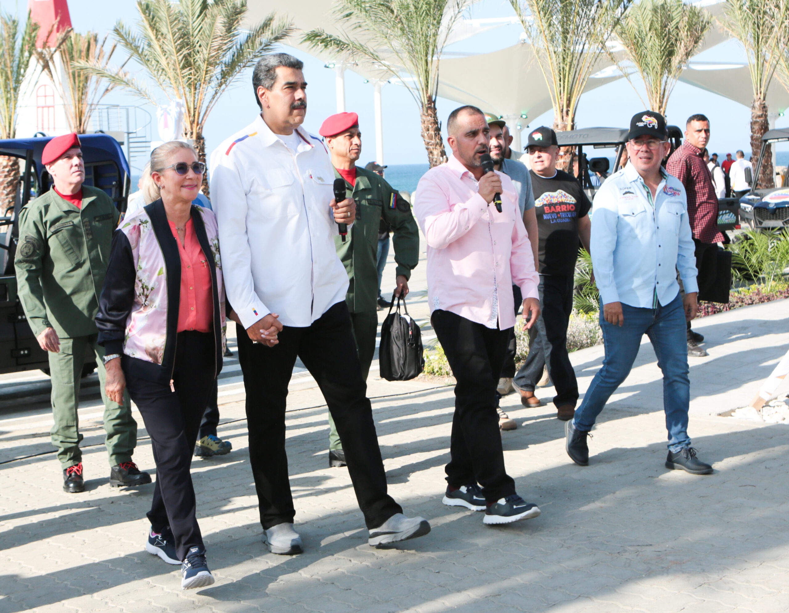 Maduro inaugura el nuevo Paseo La Marina en el estado La Guaira