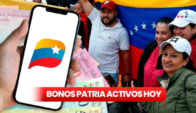 AQUÍ conoce cuáles son todos los bonos del Gobierno de Venezuela que se pueden cobrar a través del Sistema Patria del mes de noviembre de 2023.
