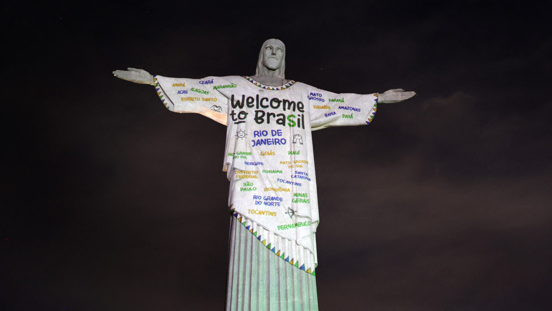 El Cristo Redentor se suma a la emoción de los conciertos de Taylor Swift en Brasil luciendo una camiseta en su honor