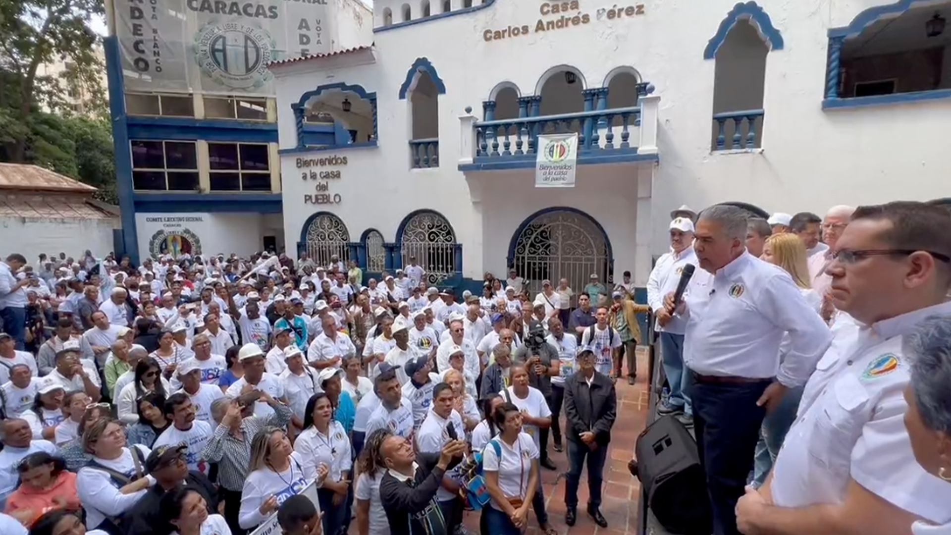 Acción Democrática convoca a participar en simulacro de referéndum y promueve la democracia