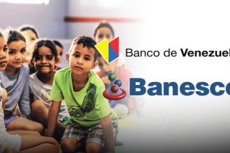 Puedes escoger entre el Banco de Venezuela (BDV), Banesco y Mercantil para abrirle su primera cuenta.