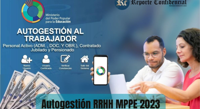 ¡Autogestión RRHH MPPE 2023! Regístrate, consulta y cobra el aguinaldo de Noviembre