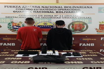 GNB captura a dos falsos policías en el Zulia