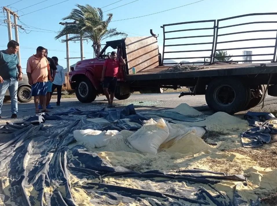 ¡Margarita! Accidente de tránsito en la Av. JBA +FOTOS