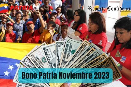 ¡No esperes más! COBRA HOY #01Nov Nuevo Bono de 3.500Bs por Patria