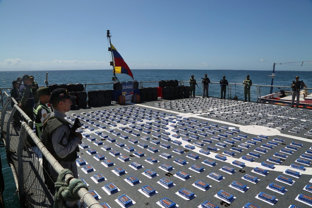 Colaboración entre Venezuela y Francia: 8 detenidos y confiscación de 3.500 kilos de cocaína.