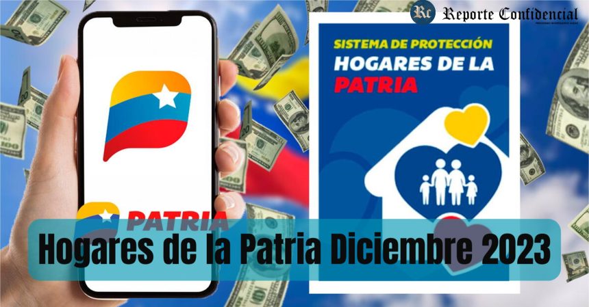 NUEVOS MONTOS Hogares de la Patria Diciembre 2023