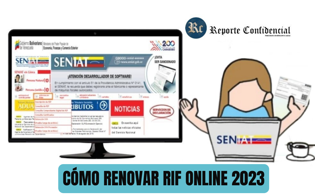 Cómo RENOVAR el RIF Online en el SENIAT 2023