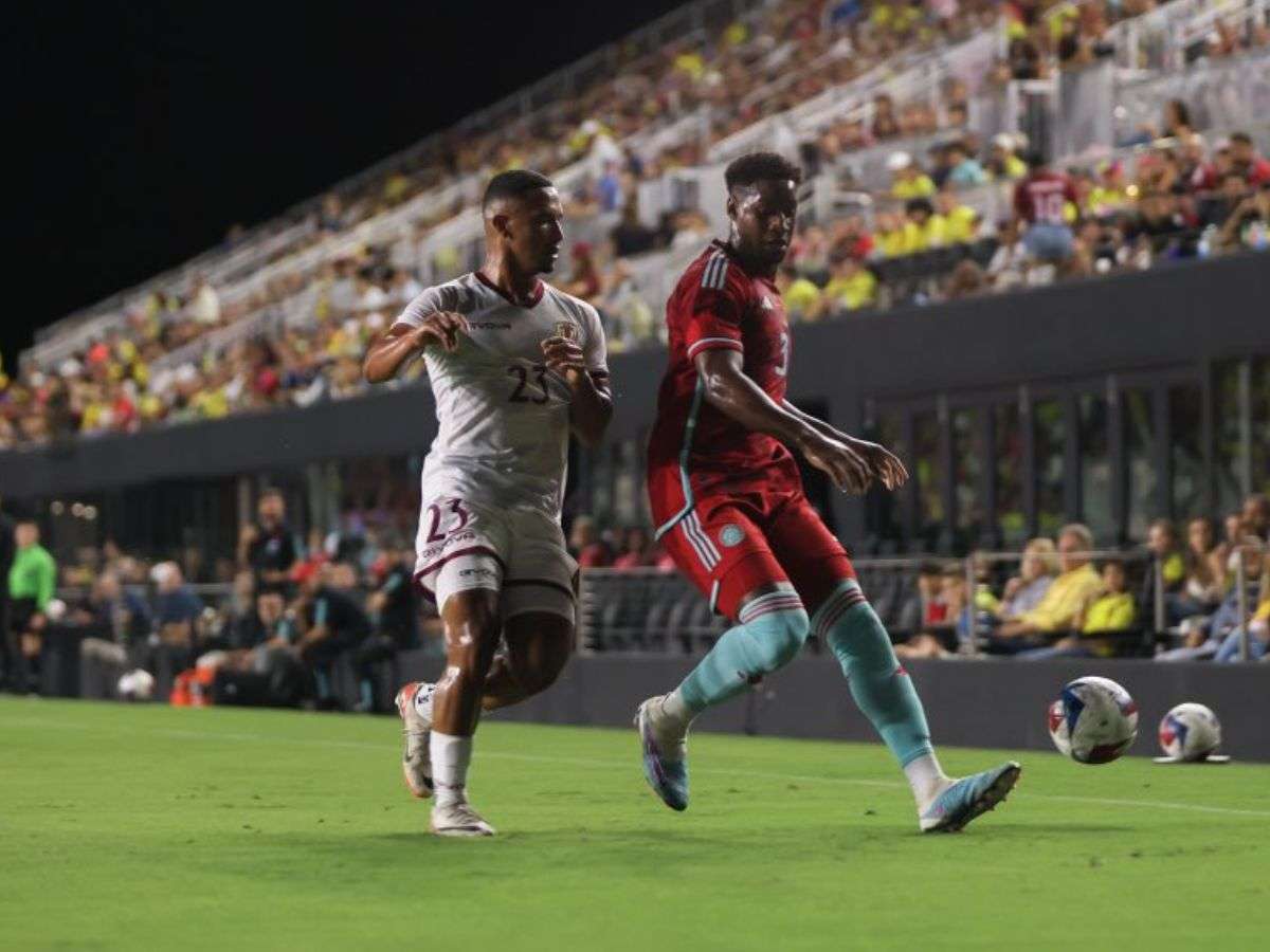 La selección sub 23 de Venezuela sufre una derrota contra Colombia