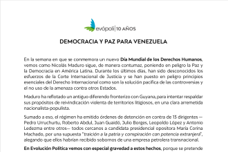 Evopoli Solicita Audiencia con Canciller Chileno ante Agresiones de Maduro