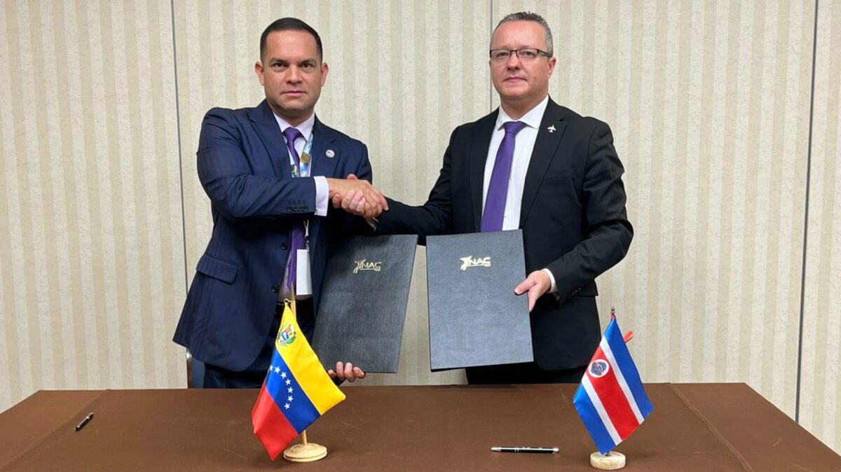 Firman acuerdo bilateral sobre Servicios Aéreos entre Venezuela y Costa Rica