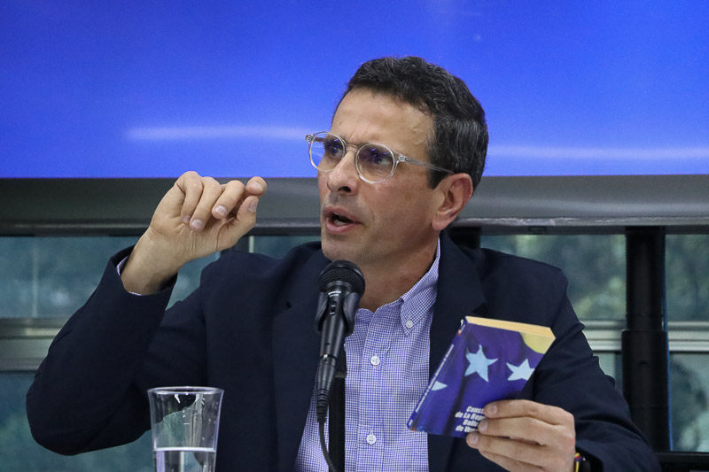 Capriles insta a los ciudadanos inhabilitados a buscar amparo en el TSJ