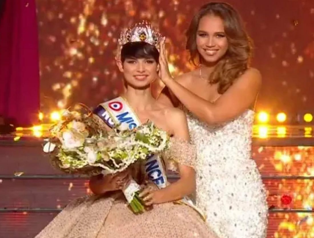 La ganadora de Miss Francia se vuelve viral gracias a su impresionante cabello corto